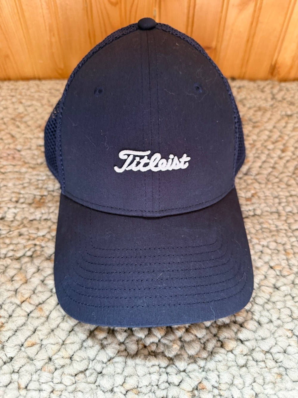 Titleist Golf Navy and White Embroidered Logo Cap